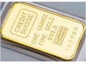 Gold reverses previous day's losses; gains on weak dollar