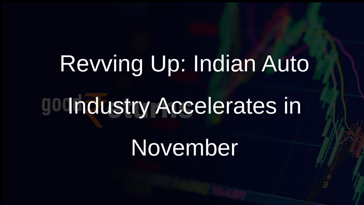 Indian Automobile Industry Sees Robust Growth in November 2022