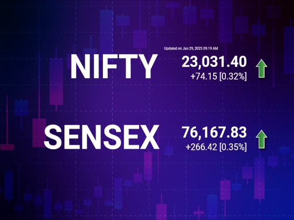 शेयर बाजार लाइव अपडेट: सेंसेक्स और निफ्टी का आज का प्रदर्शन